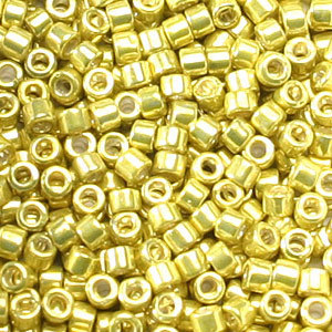 miyuki delica's 11/0 galvanized yellow - beads 