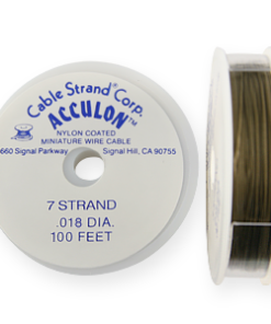 Tiger Tail Tigertail Nylon Coated Flexible Strong Wire .4 Mm